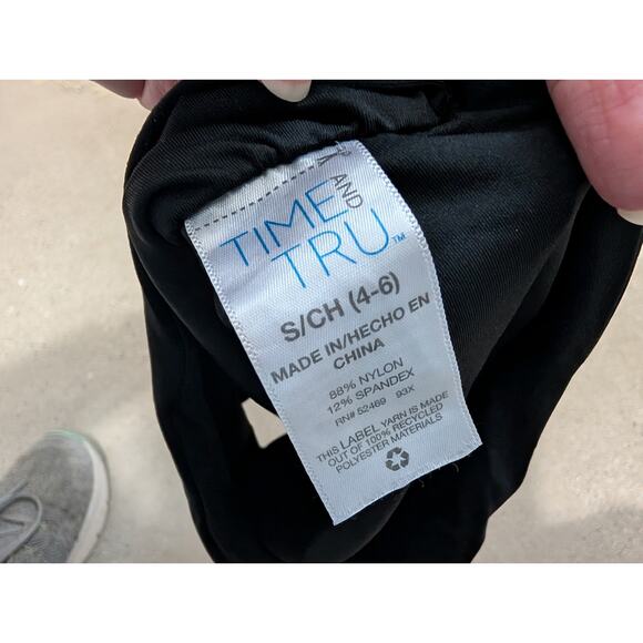 Kona Sol Halter Bikini Top Womens D/DD Black Solid Crochet Trim & Blk Bottoms - Picture 6 of 7